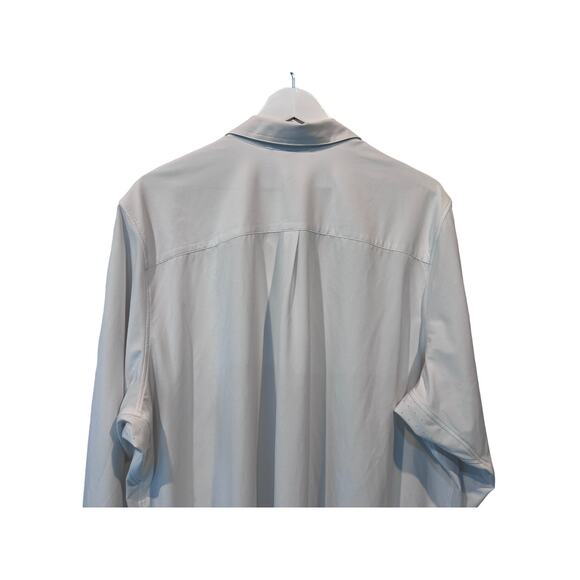 Athleta Top Womens 3X White Urbanite 2.0 Button Up Modern CYA Shirt Tiny Flaw - Picture 6 of 13